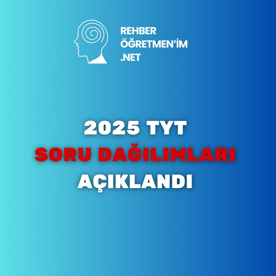 2025 TYT SORU DAĞILIMLARI (Son 7 Yılda ÖSYM Hangi Konudan Kaç Soru Sordu)